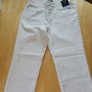 Simply Vera Crop mid rise Jean's white
